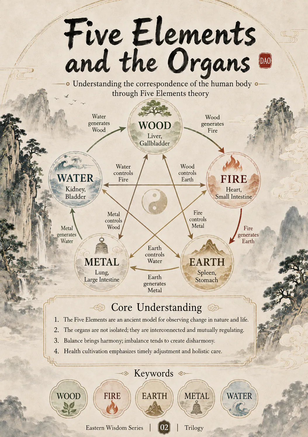 Five Elements & Body Organs