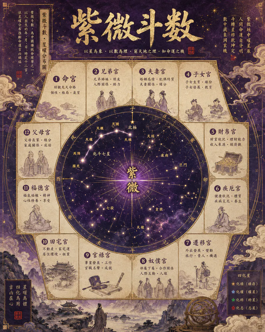 ZiWei Star course artwork